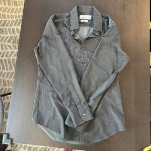 Mizzen and Main Leeward Shirt - Medium Trim Fit, Black/Dark Grey Pattern